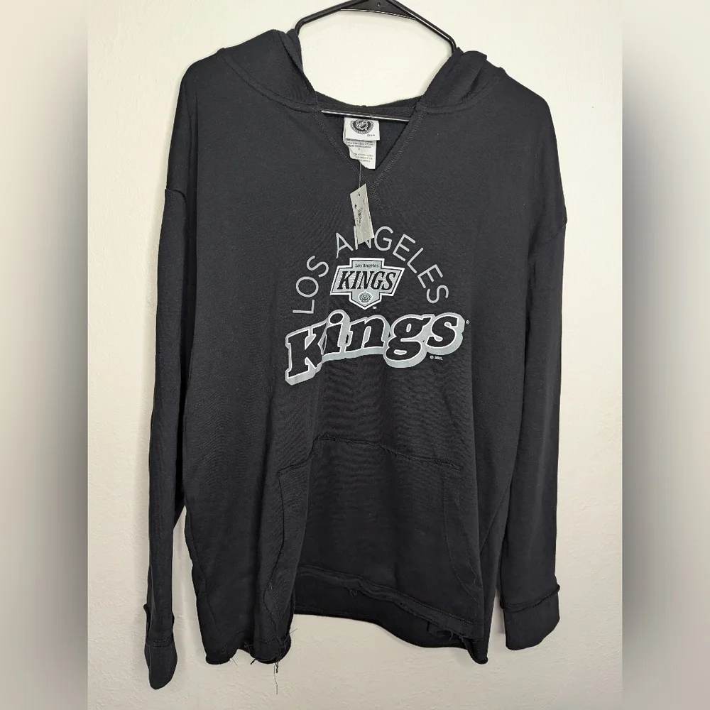 NWT Los Angeles Kings NHL Women's Hooded Sweatshirt Size L - Picture 1 of 7